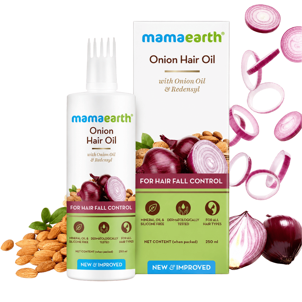 Mamaearth Onion Hair Oil 250 ml buy online USA - 1